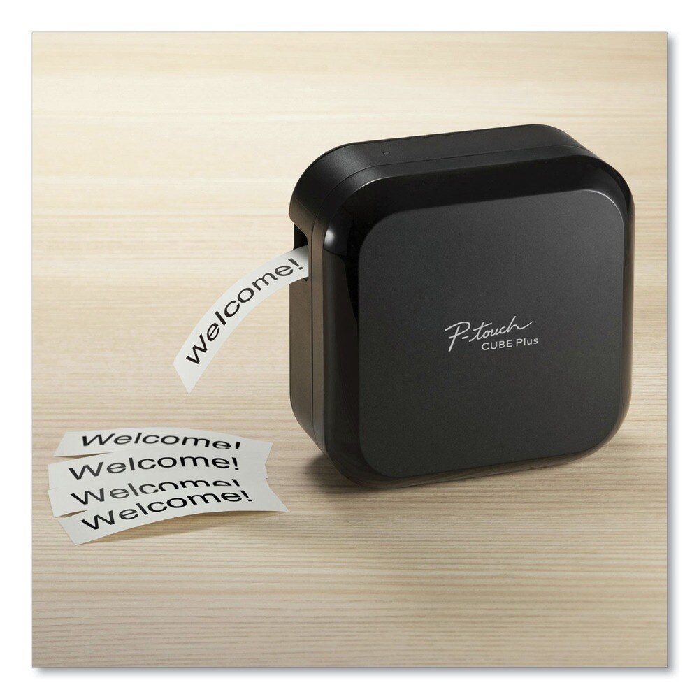 Brother P-Touch PT-P710BT CUBE 5 in. x 2.6 in. x 5 in. 20 mm/s Print Speed Wireless Label Maker