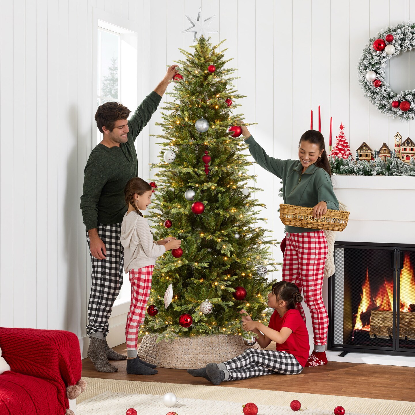 Best Choice Products Pre-Lit Artificial Aspen Noble Fir Christmas Tree w/ Branch Tips, LED Lights