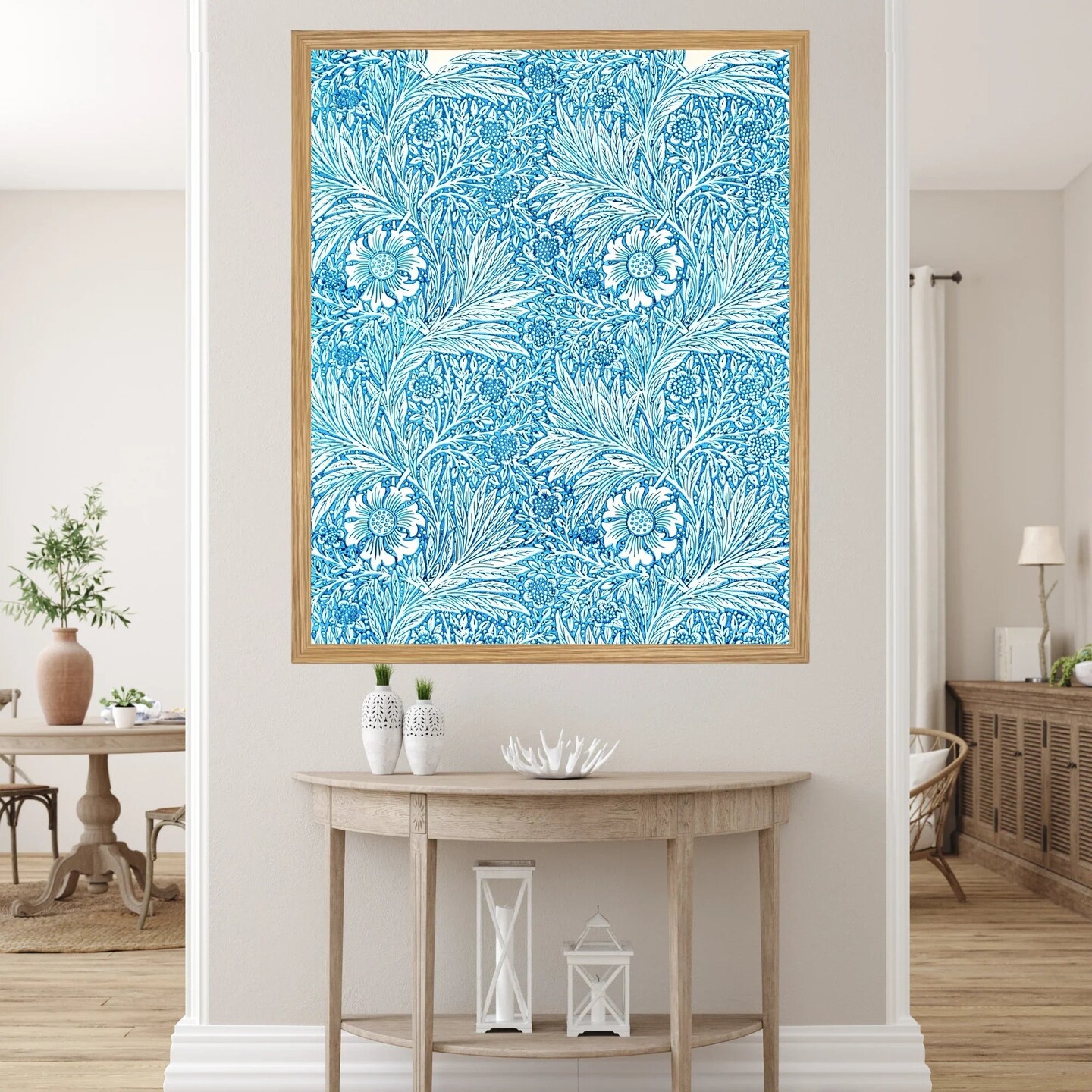 Large Framed Corporate Office Decor Wall Art Canvas 40x60 Inch - William Morris