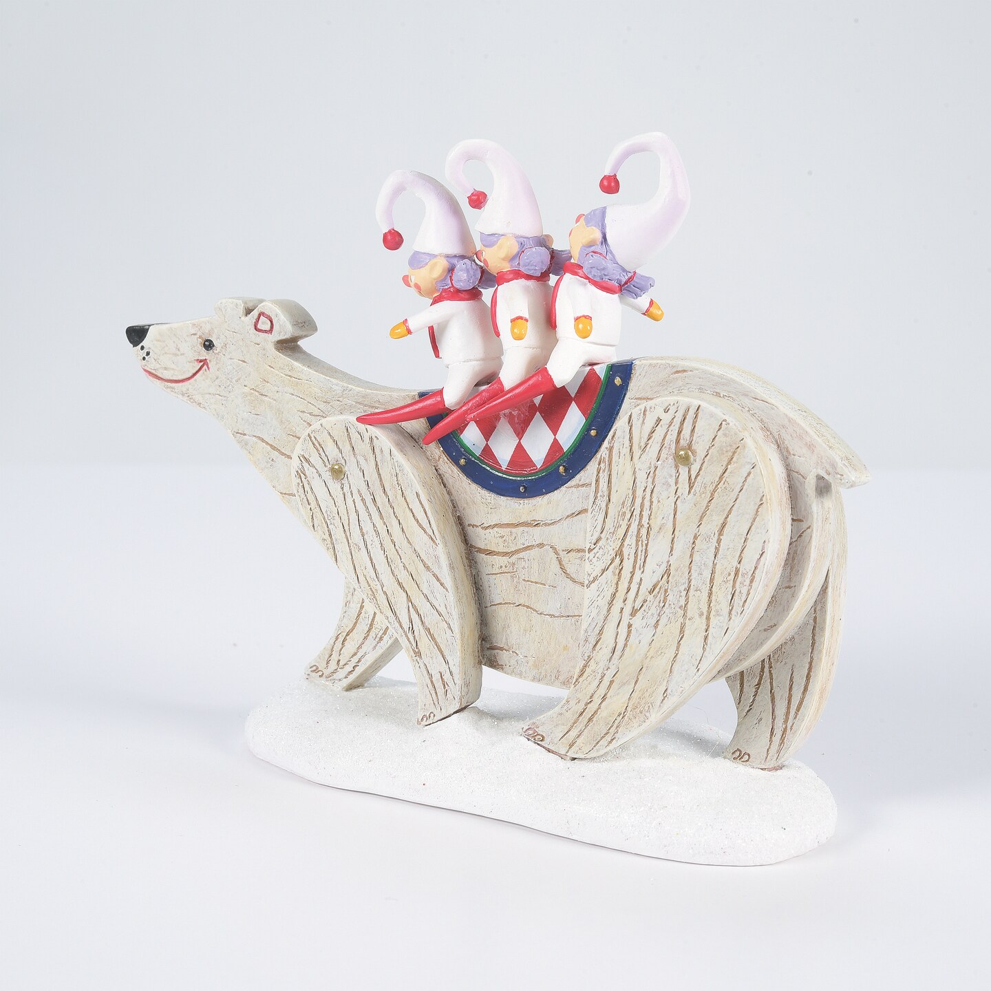 Nightmare Before Christmas Village Polar Bear Ride Village Accessory Figurine 3.6in H