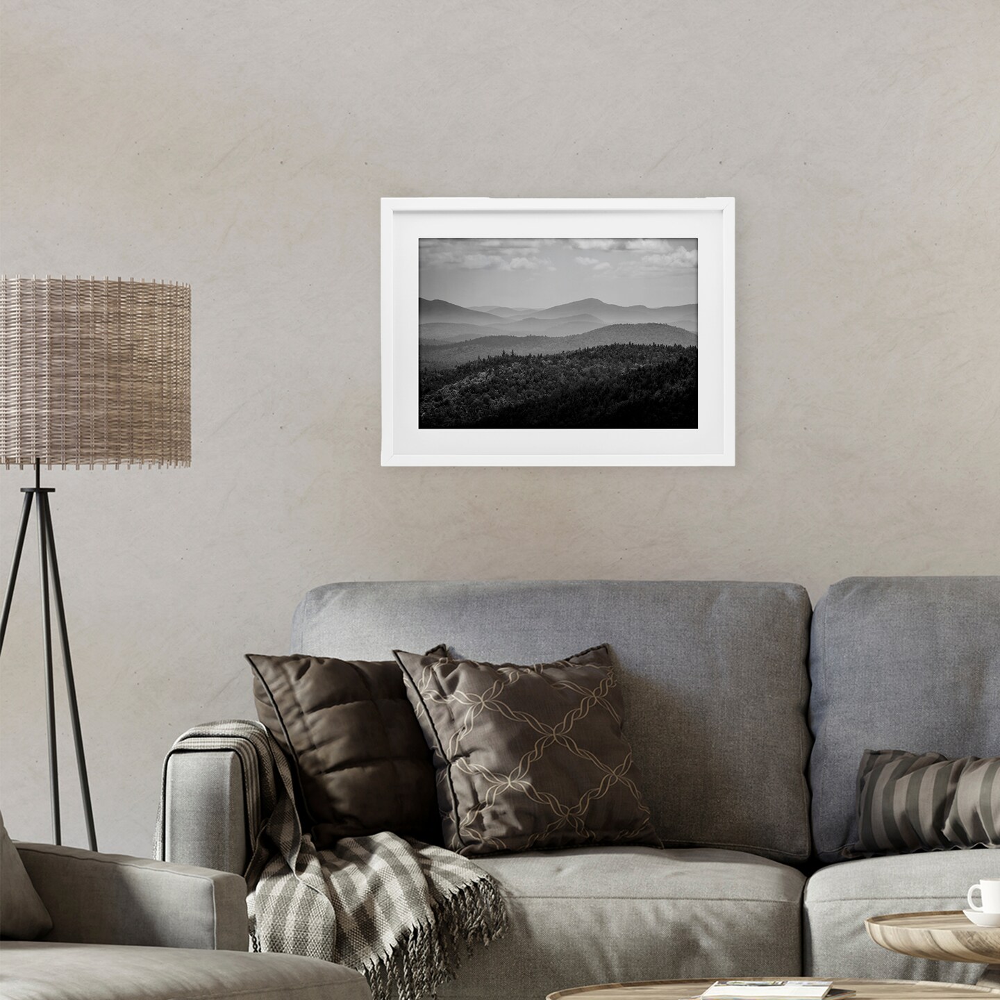 Stupell Industries Misty Adirondack Mountains Framed Print Under Glass, design by James Rodewald