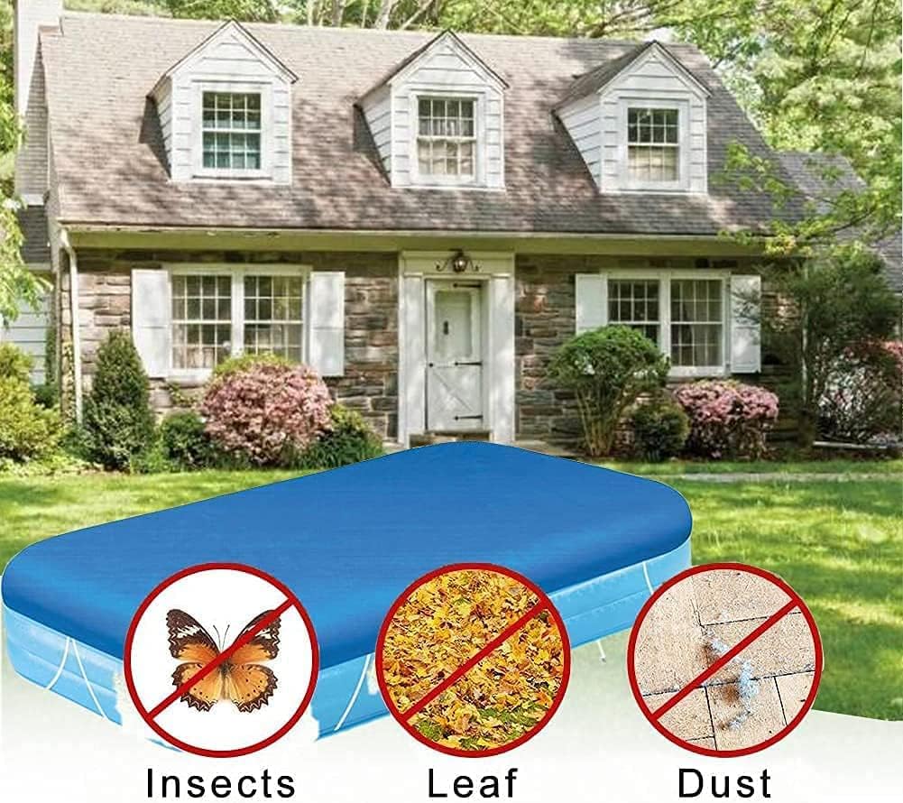 Rectangular Pool Cover, Above Ground Pool Covers, Inflatable Pool Cover for Swim Centers Size 120 in x 72 in (305 cm x183 cm)