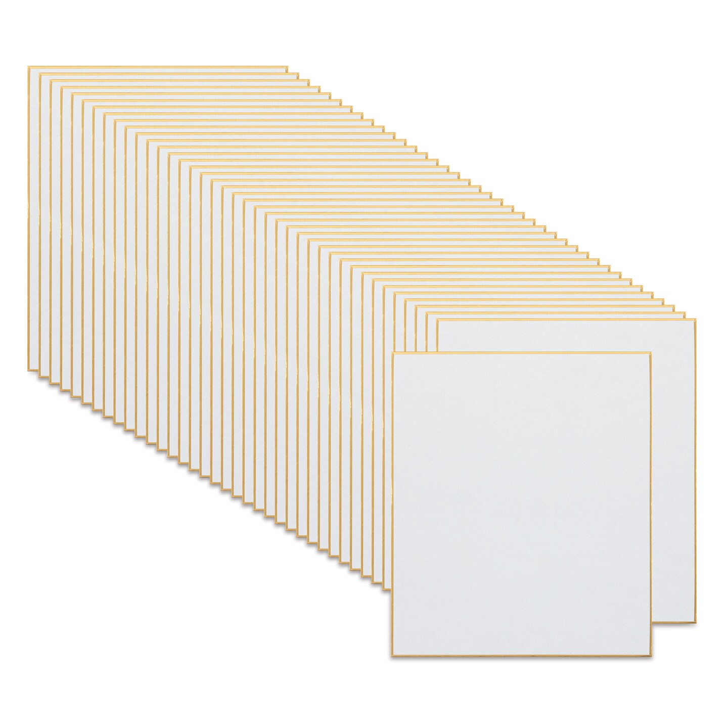 Aitoh Hosho Paper Shikishi Boards - 7&#x22; x 8-1/4&#x22;, Pkg of 40