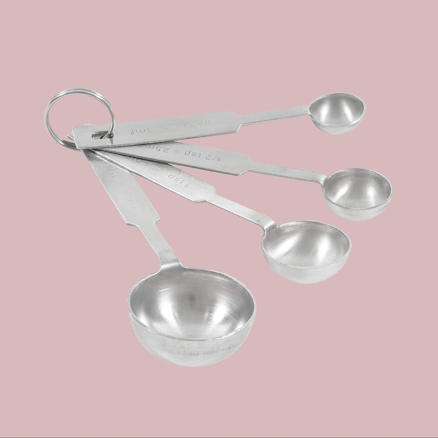 Stainless Steel Deluxe Measuring Spoon Set 4 Pieces