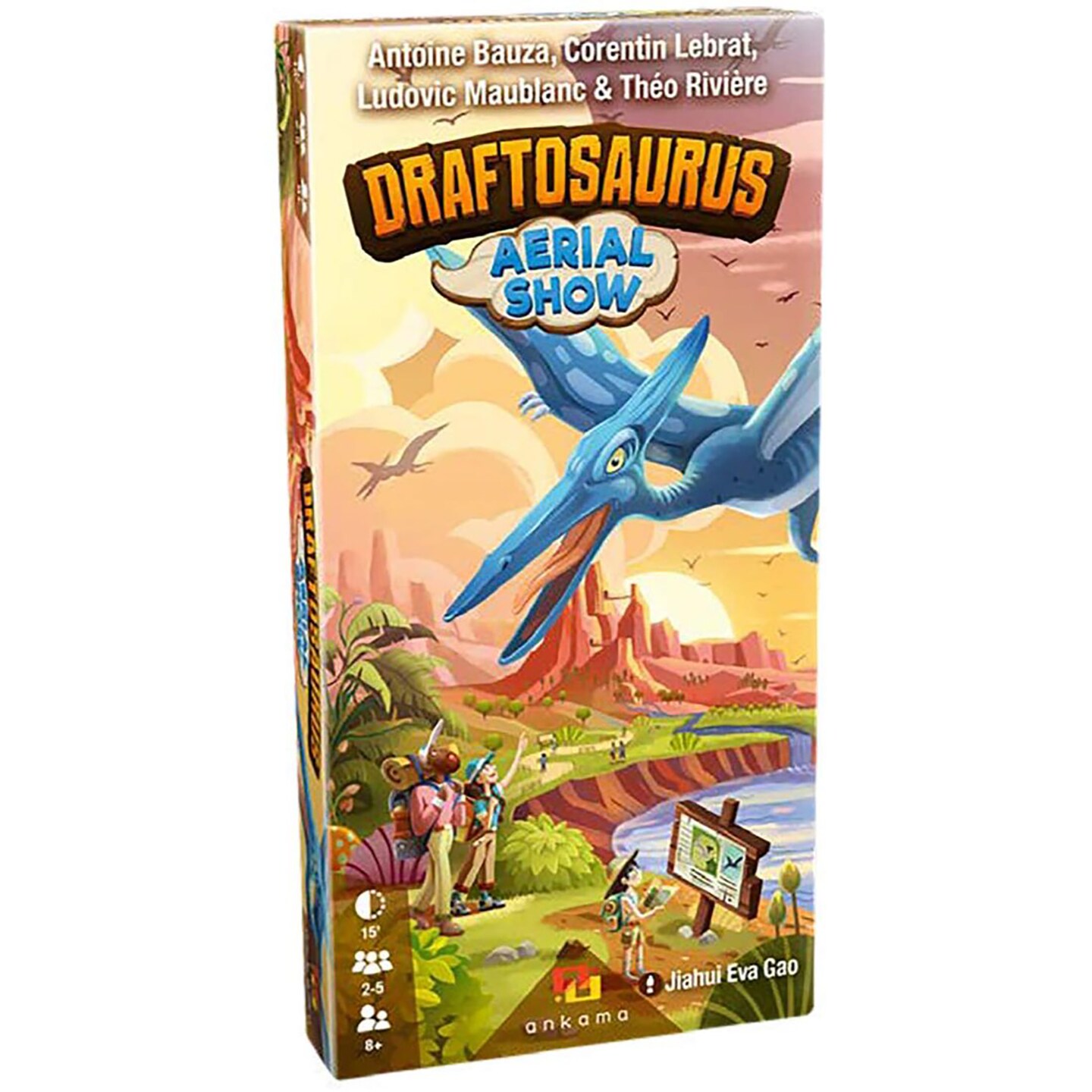 Draftosaurus: Aerial Show - Expansion, Ages 8+, 2-5 Players, 15 Min