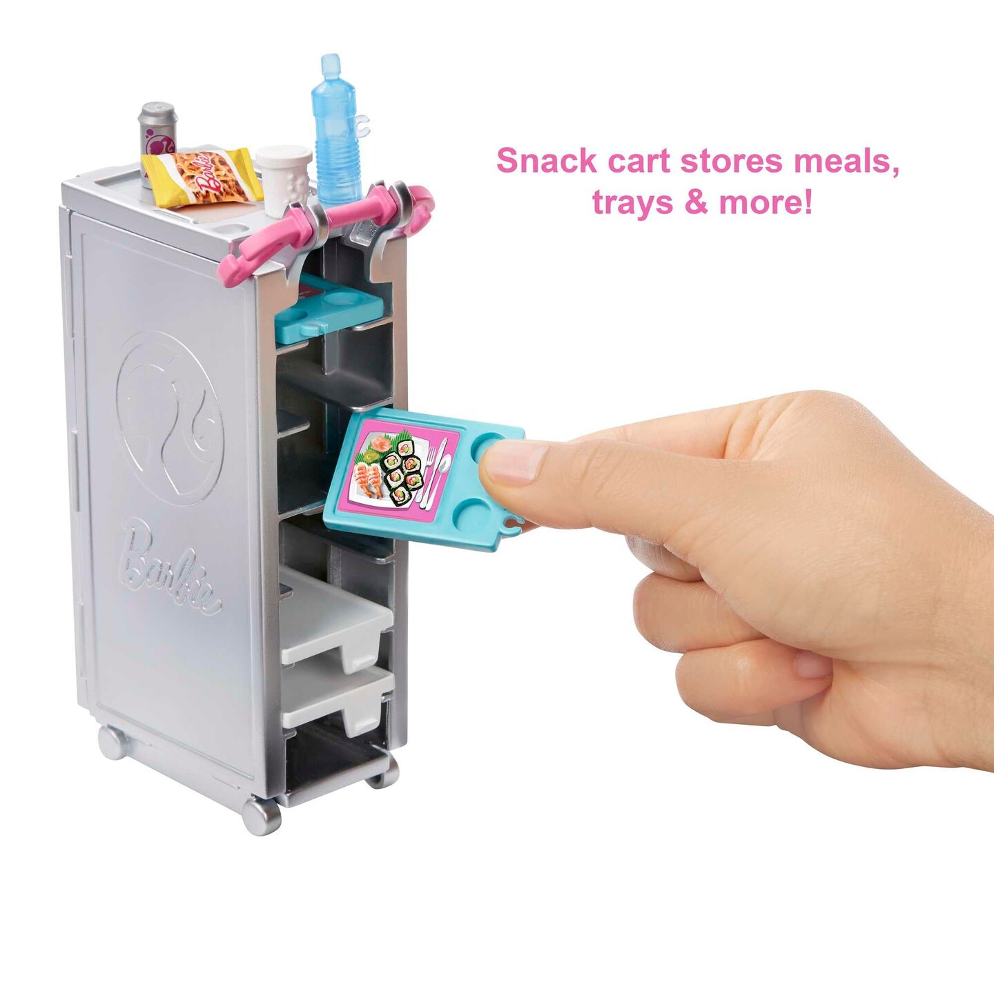 Barbie Toy Airplane Playset, Dreamplane with 15+ Doll-Sized Accessories Including Puppy, Snack Cart, Reclining Seats &#x26; More (Exclusive)