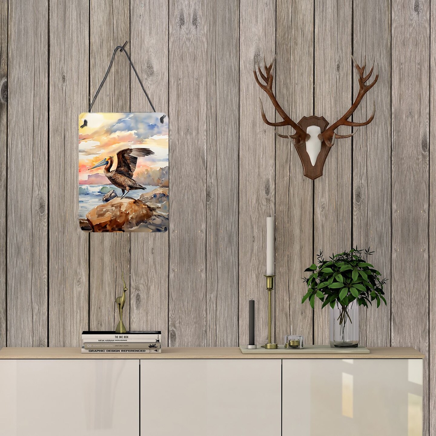 Edge Collections - Multicolor - Bright color metal art - 1 Piece