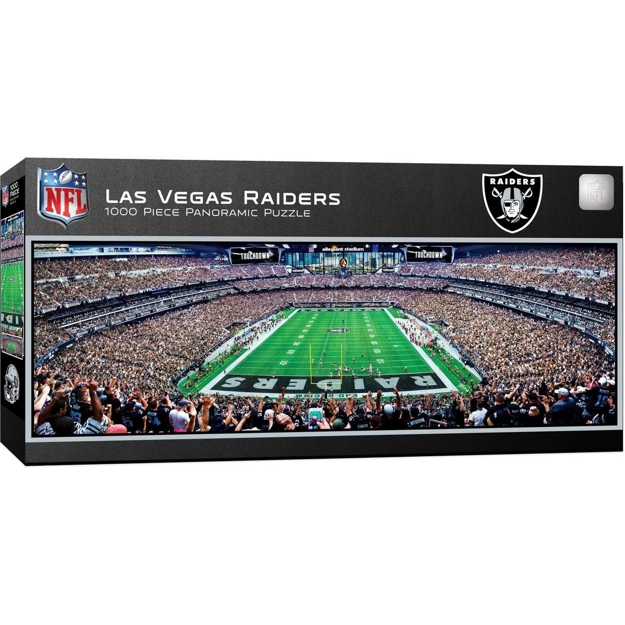 Las Vegas Raiders 1000 Piece Panoramic Jigsaw Puzzle 13X39 Eco-Friendly
