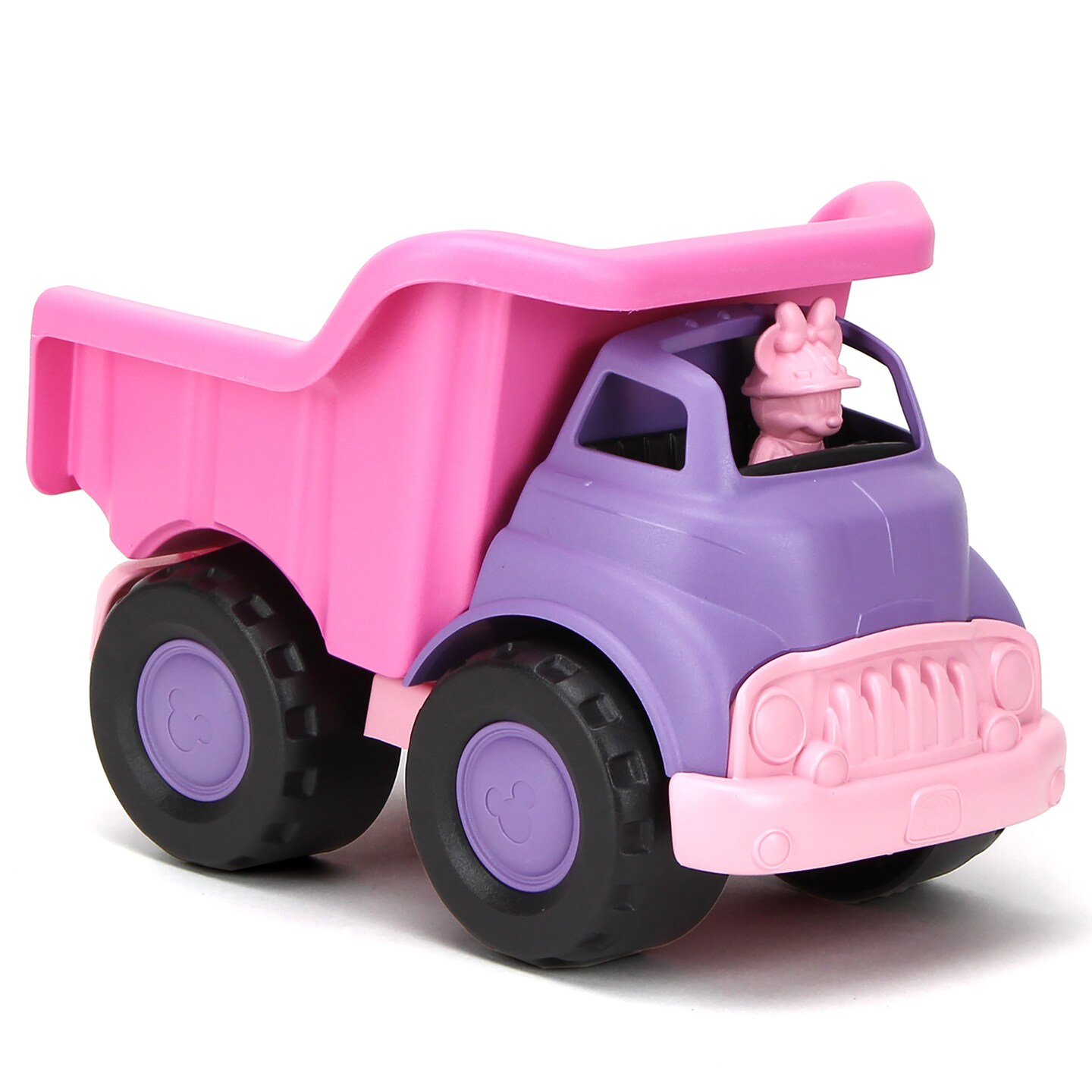 Green Toys: Disney Baby - Minnie Mouse Dump Truck - Pink &#x26; Purple - Pretend Play Vehicle, Recycled Plastic, Transporter Toy, Kids &#x26; Toddler Ages 6 Mo+