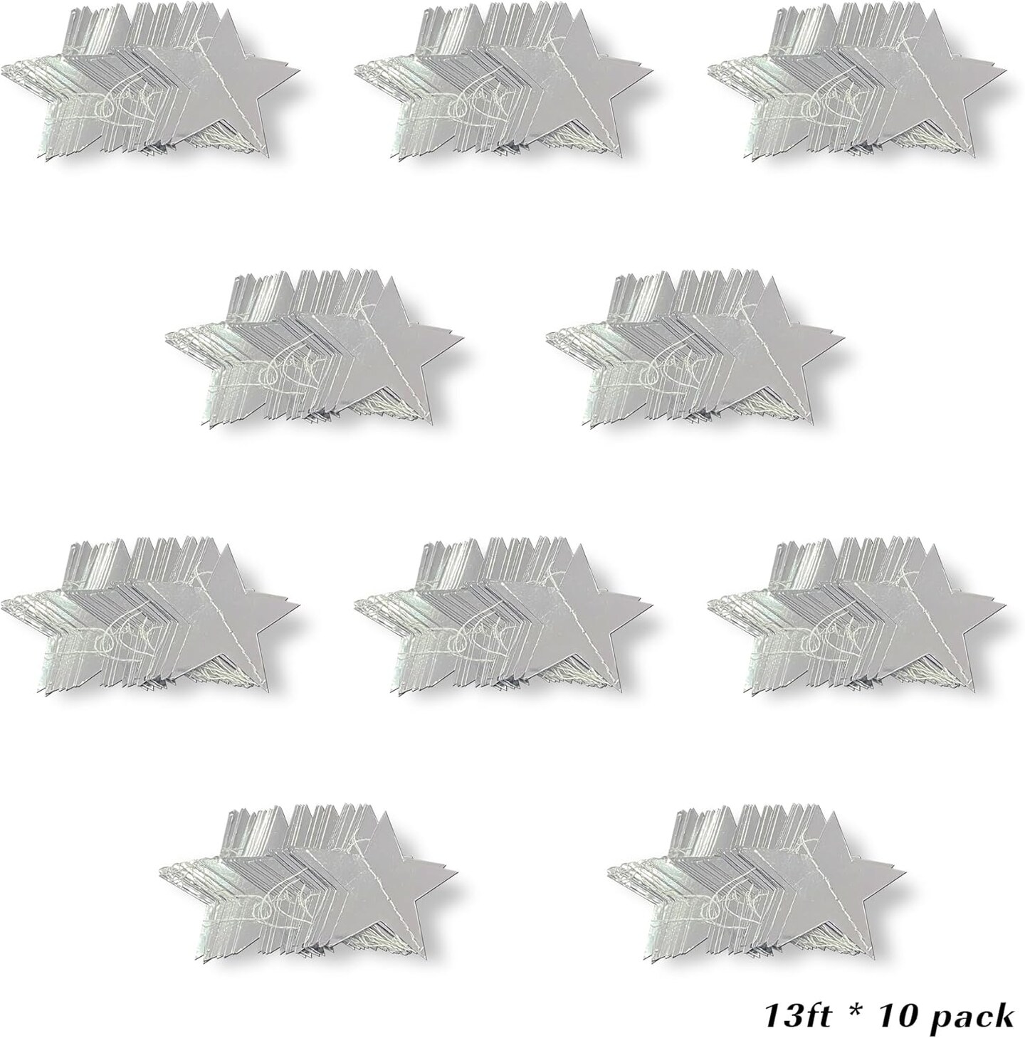 Silver Star Hanging Garlands Party Decorations