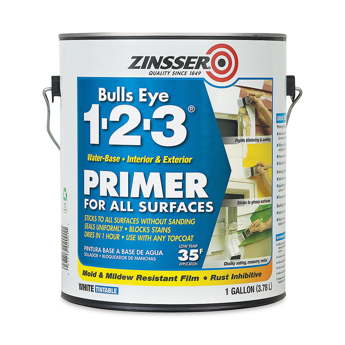 Bulls Eye 1-2-3 Latex Primer Sealer - Interior/Exterior, Gallon
