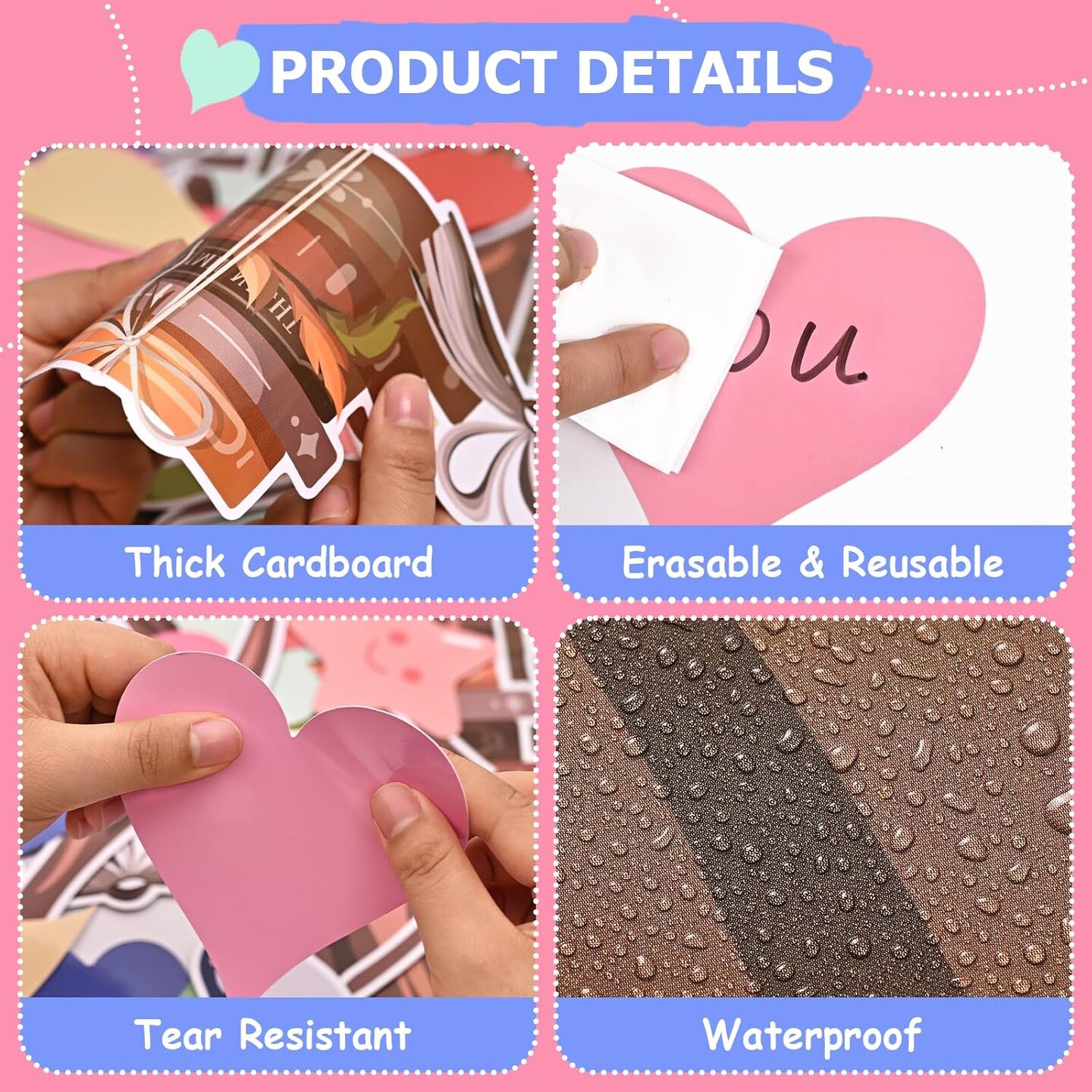 91Pcs Classroom Heart Tree Bulletin Board Decorations Set