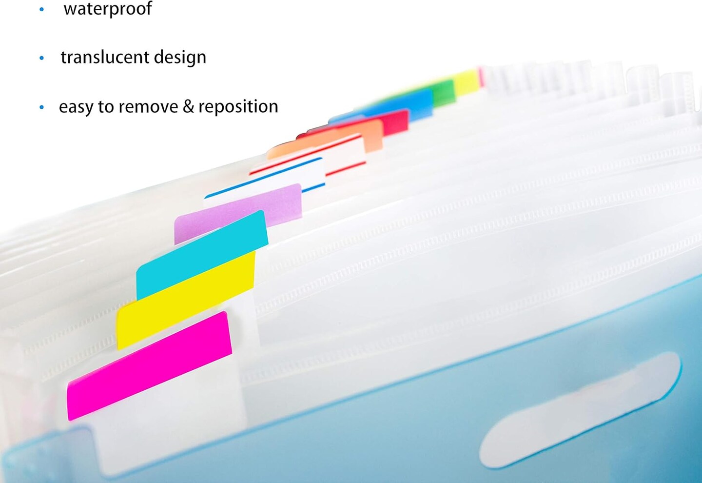 500 Pieces Tabs 2 Inch Sticky Index Tabs - ibrant (Index Tabs)