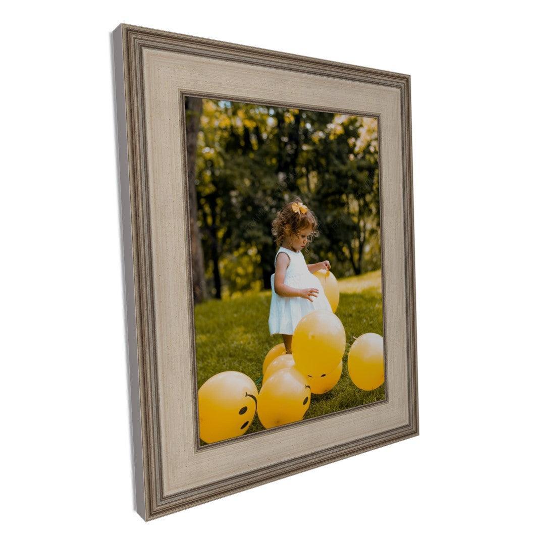 3 Inch Wide Silver Traditional Picture Frame