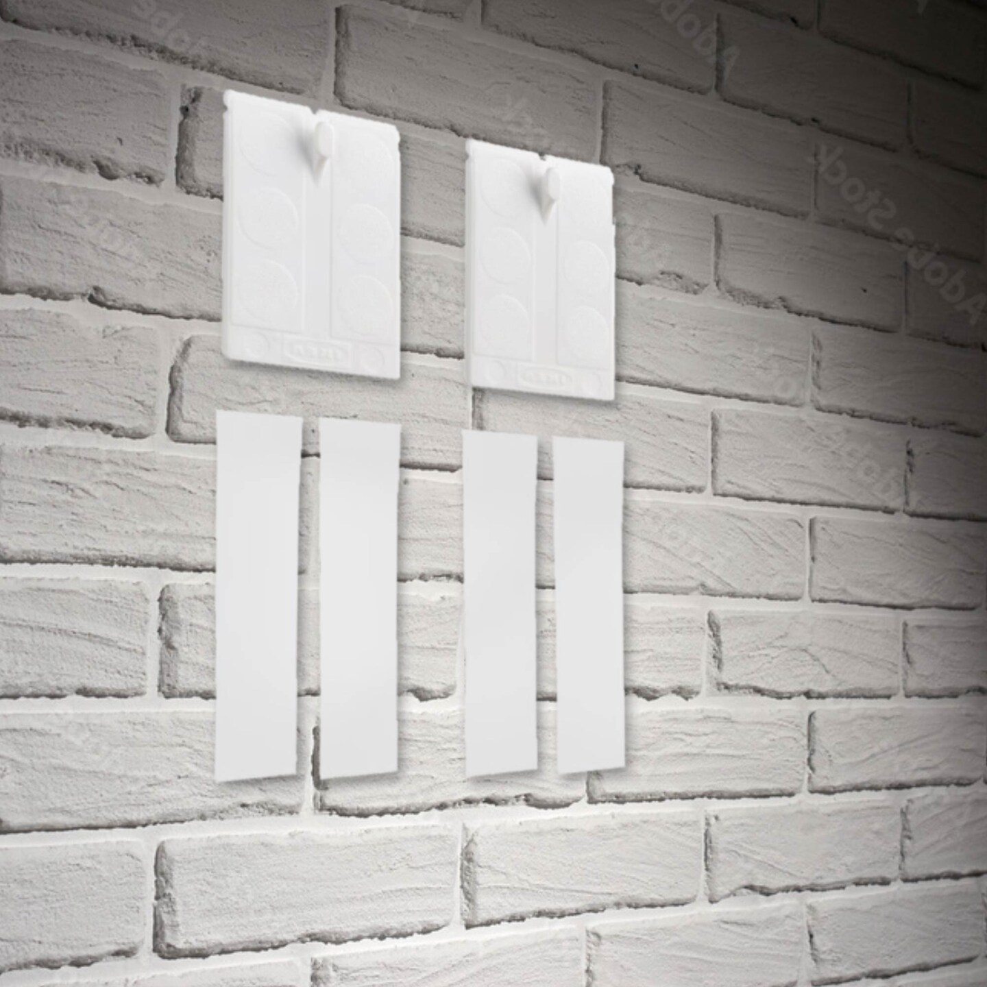 White Adhesive Hook for Frames – No-Drill Wall Hanging Solution