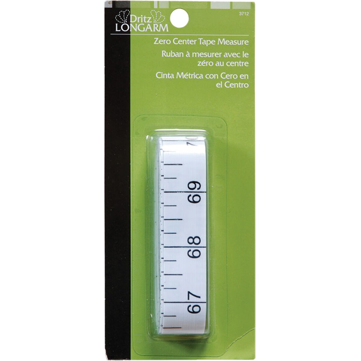 Dritz Longarm Zero Center Tape Measure 144&#x22;