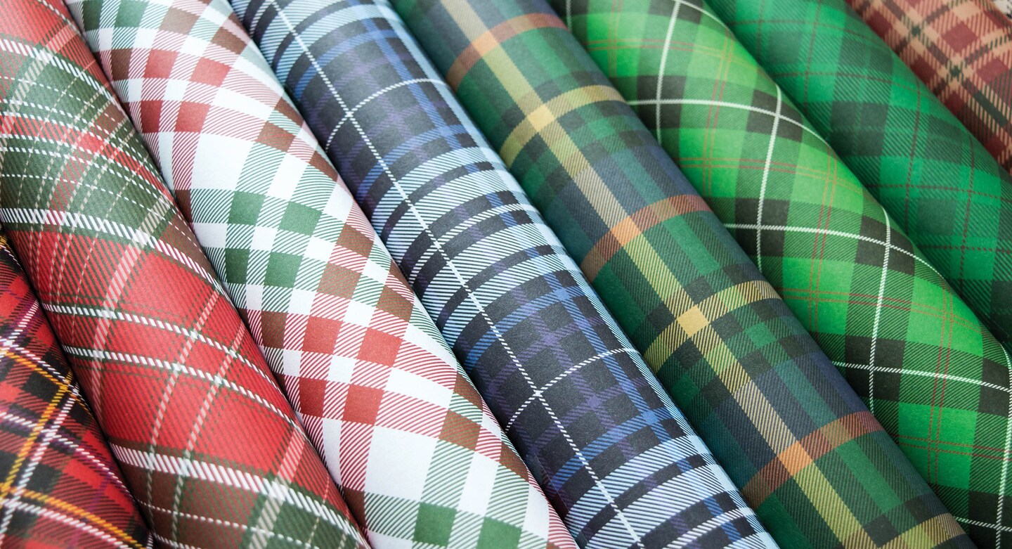 Craft Consortium Double-Sided Paper Pad 6"X6" 40/Pkg-Tartan, 20 Designs