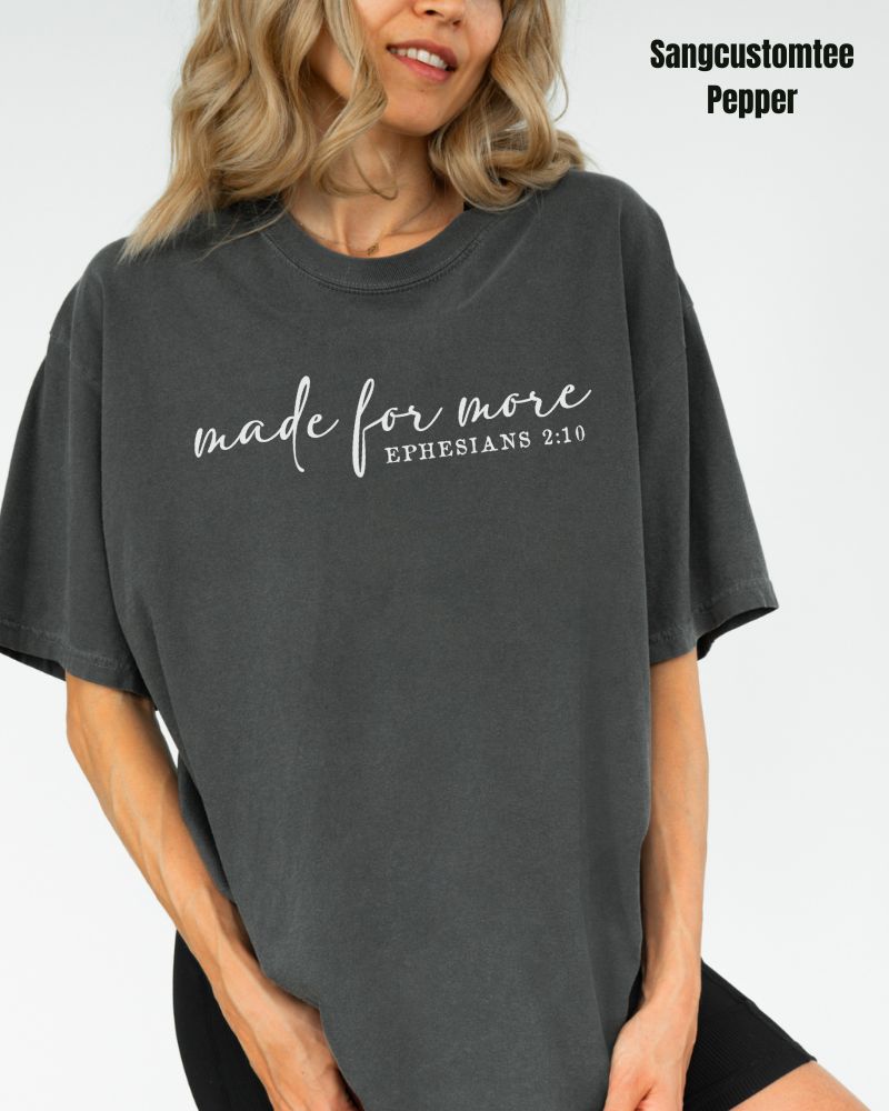 Made For Me Christian Clothes Comfort Colors Shirt, Bible Verses, Faith  Shirt, Jesus Apparels, Gift for Her Him, Christian Shirts | MakerPlace by  Michaels