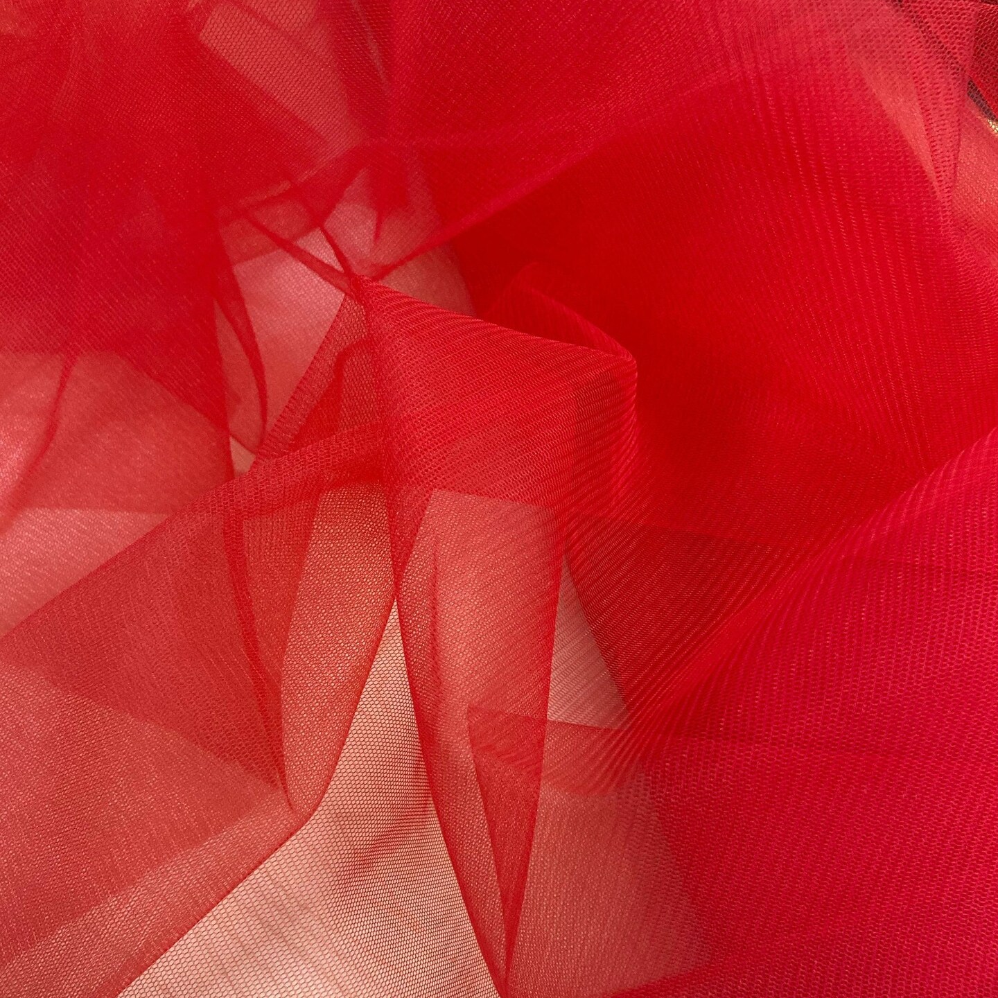 1 Yard 2-Way Stretch Nylon Net Mesh Fabric, 60" Width Lightweight Sheer Mesh for Gowns, Dancewear & Costumes