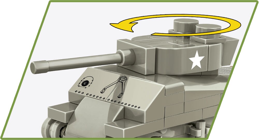 COBI Historical Collection WWII Sherman 1:72 Scale Tank