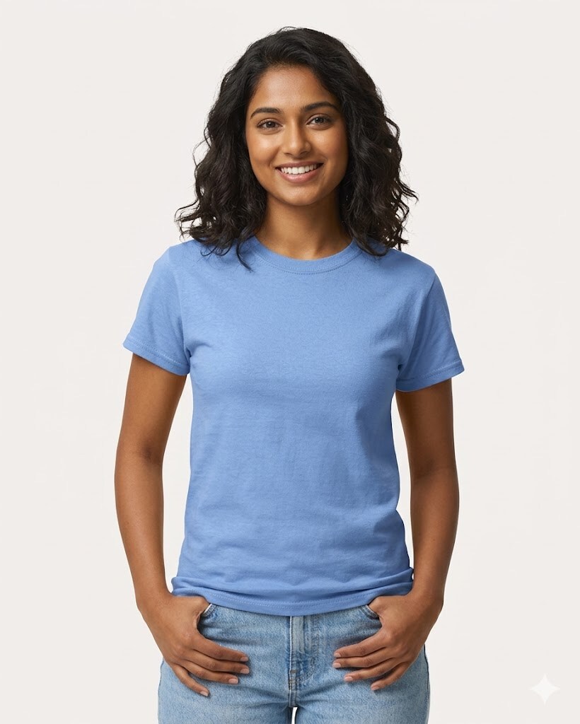 Gildan® Ultra Cotton Short Sleeve Crewneck T-Shirt 6 oz 100% US Cotton Classic Fit Blank Tee for Custom Printing