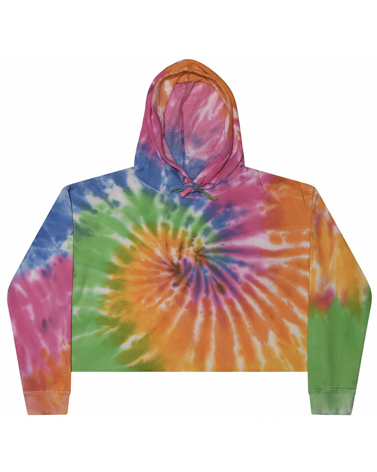 Tie-Dye &#xAE; Ladies Cropped Hooded Sweatshirt