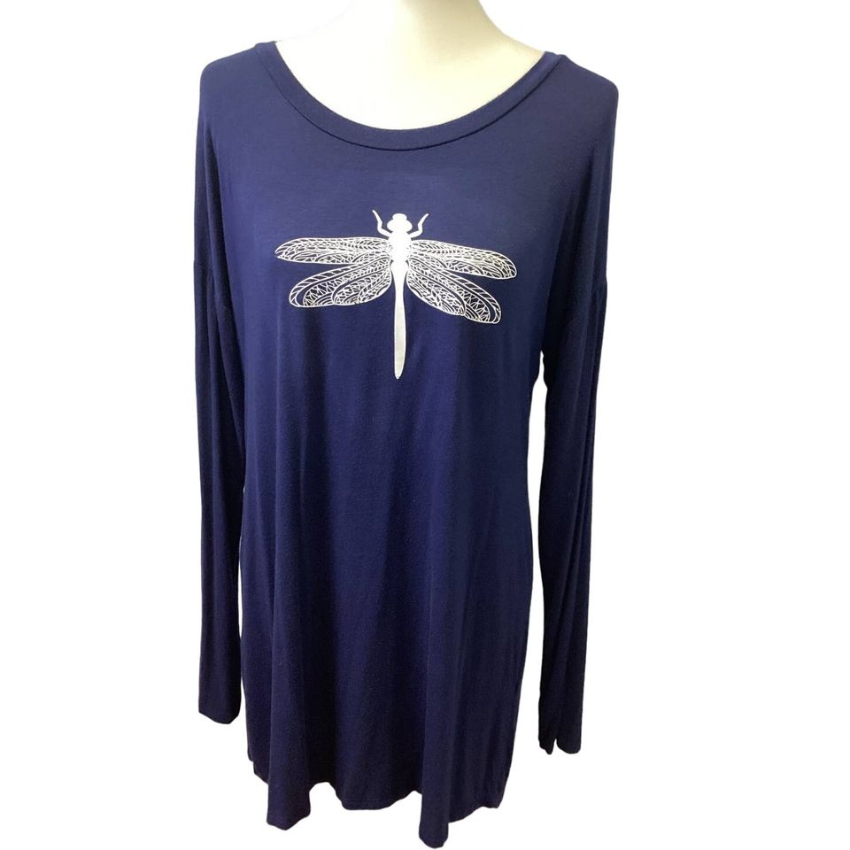 blue a line bridesmaid dresses Colorful Dragonfly Silk Blend Tank Dress  CITRON CLOTHING