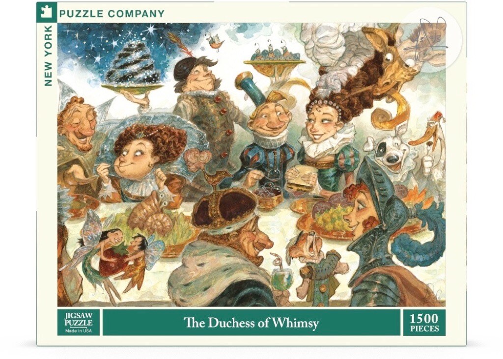 New York Puzzle Company Duchess of Whimsy 1500 Piece Piece Jigsaw Puzzle