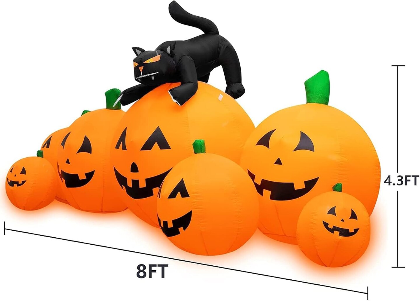 Halloween Inflatables Outdoor Decorations Pumpkin