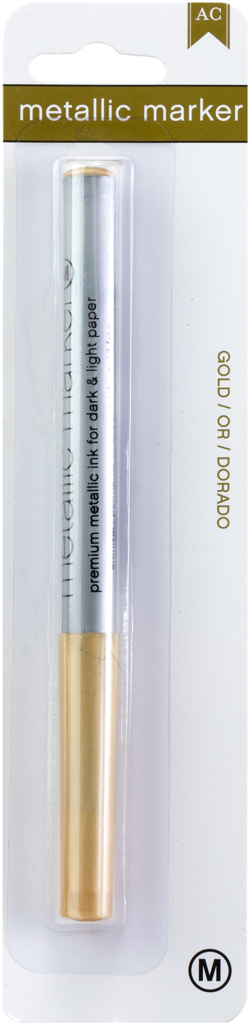 American Crafts Metallic Marker-Gold