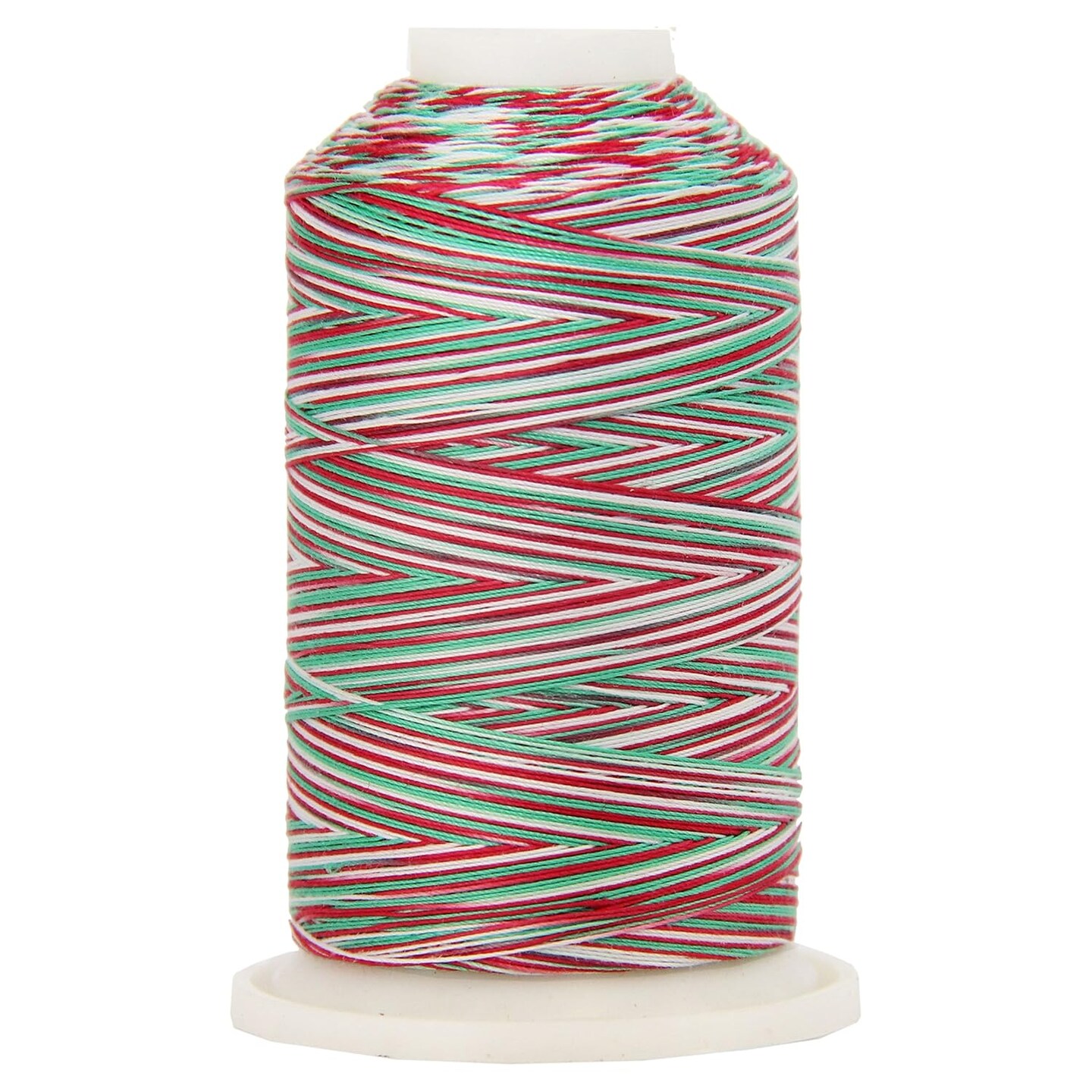 Threadart Multicolor 100% Cotton Thread | Variegated Colors for Quilting, Sewing, and Embroidery | 40/3wt - 600M (660 Yards) Cones | Long Staple Low Lint | 22 Colors