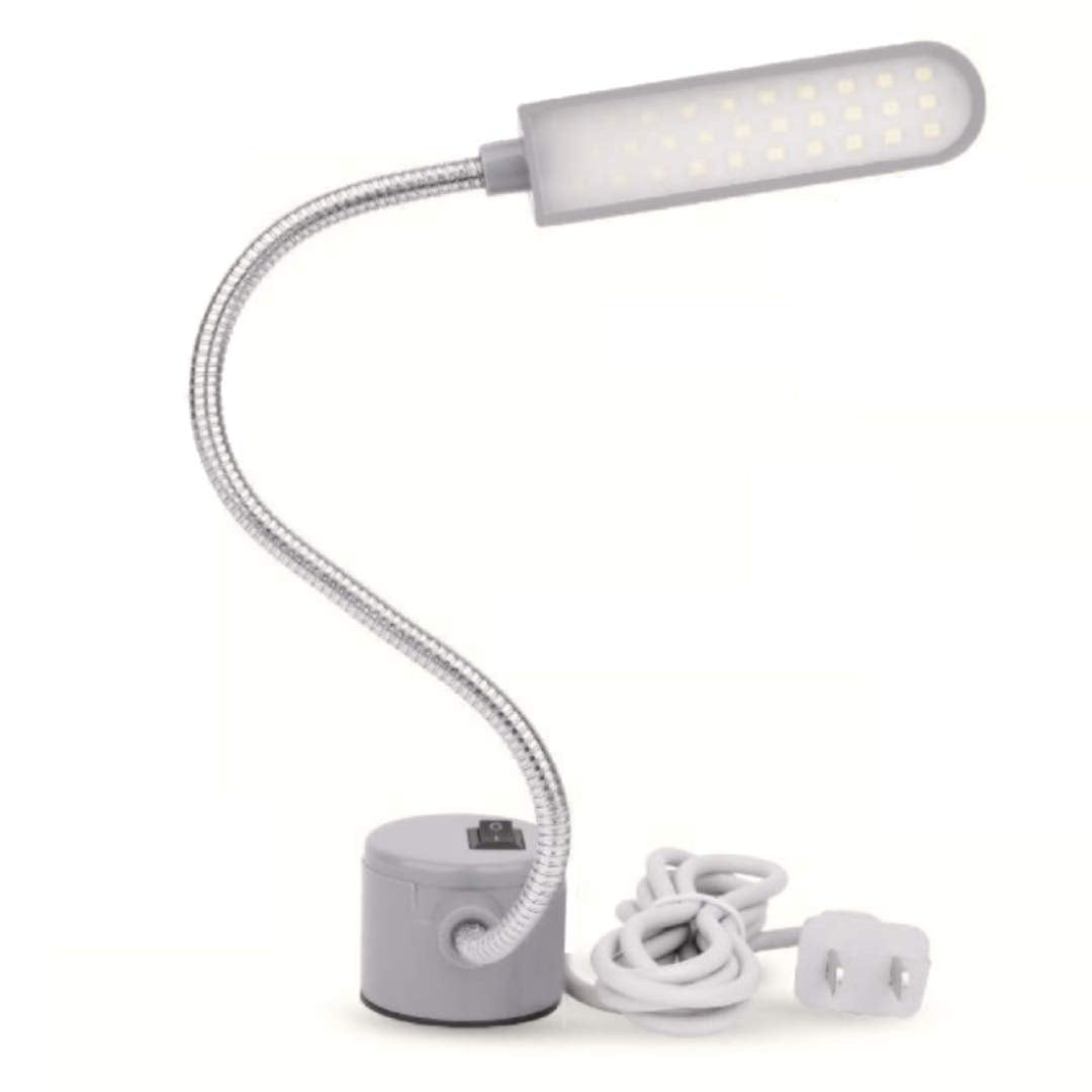 LED Sewing Machine Lights, ENERGY SAVING LED Machine Light for Drill Press, Desk, Craft Gooseneck Lamp Flexible LED Work Light Magnetic Lamp 33 LED's Sewing Lamp Magnetic Base Light magnetic led light