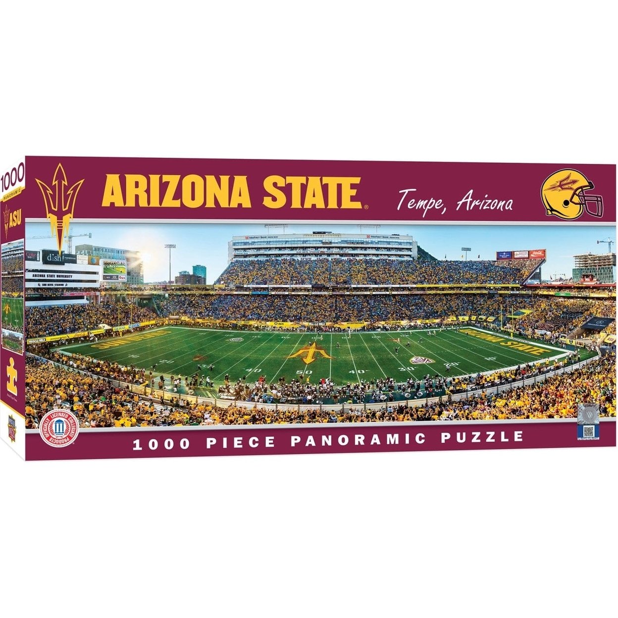 Arizona State Sun Devils 1000 Piece Jigsaw Puzzle Panoramic 13X39 Eco-Friendly