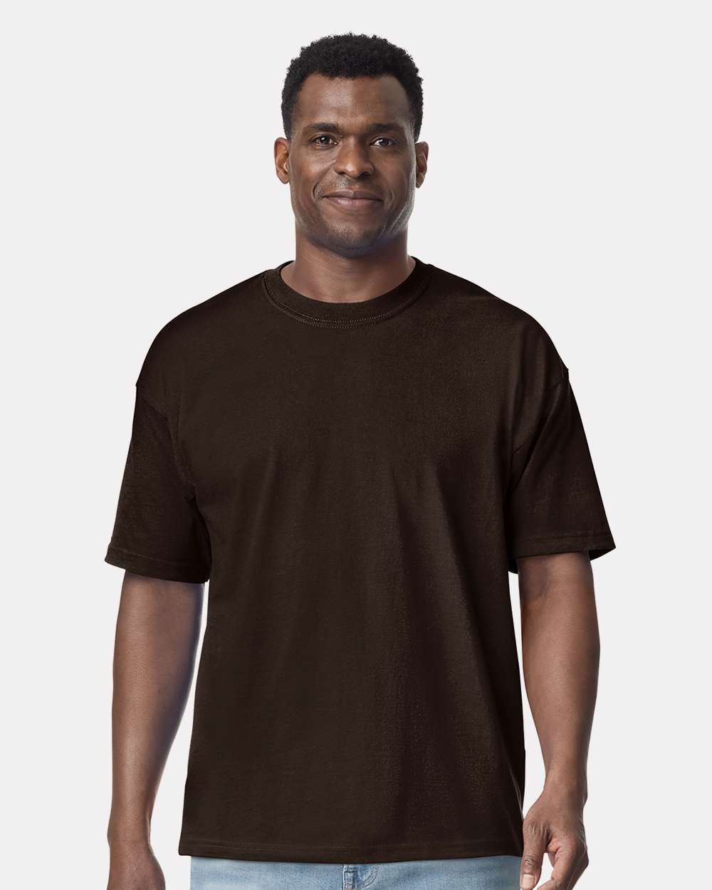 Gildan Hammer Oversized Crewneck Short Sleeve Heavy Cotton T-Shirt for Streetwear & Layering