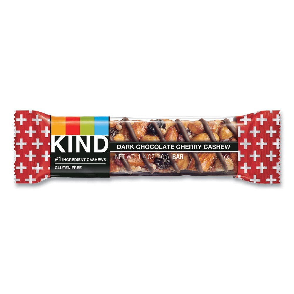 KIND Plus 1.4 oz. Nutrition Boost Bar - Dark Chocolate Cherry Cashew/Antioxidants (12/Box)