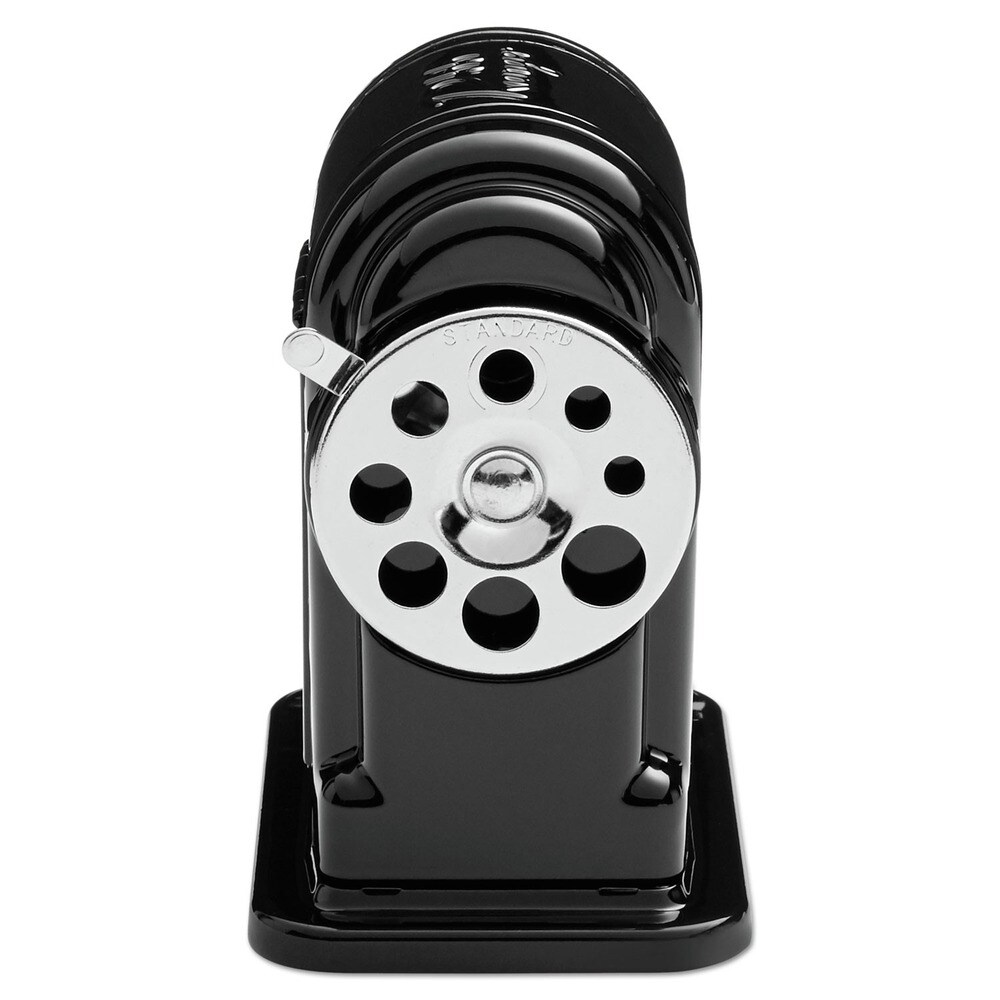 X-ACTO Ranger 55 3.25 in. x 6 in. x 5.5 in. Manually-Powered Classroom Manual Pencil Sharpener - Black
