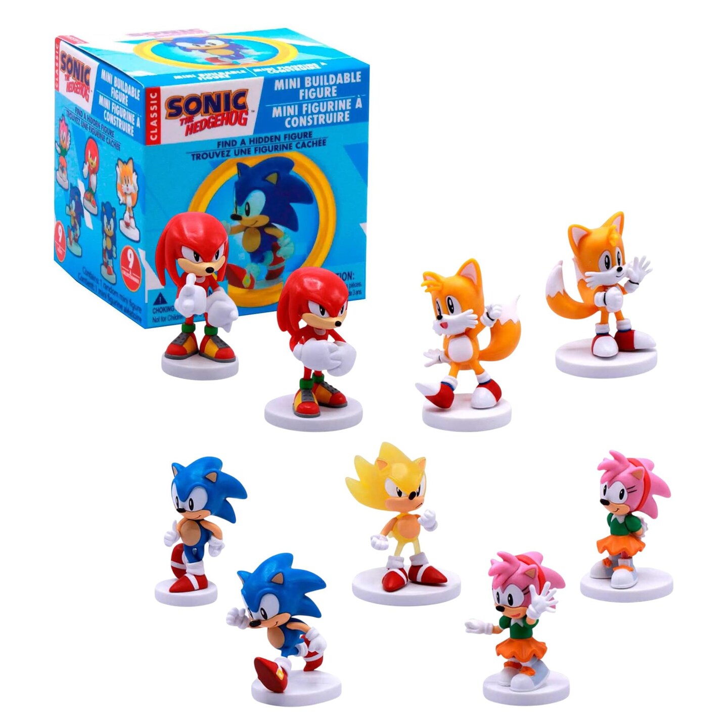 Sonic the Hedgehog Series 1 Mystery Mini Buildable Figure | One Random Blind Box