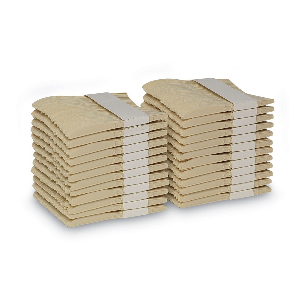 Dixie SmartStock Series-O 7 in. Mediumweight Bio-Blend Plastic Cutlery Knives Refill - Beige (40/Pack, 24 Packs/Carton)