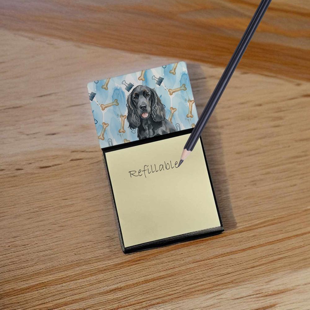 Edge Collections-3" x 3"-Multicolor-Professional Desk Sticky Note Dispenser with Watercolor Design-1 Pieces