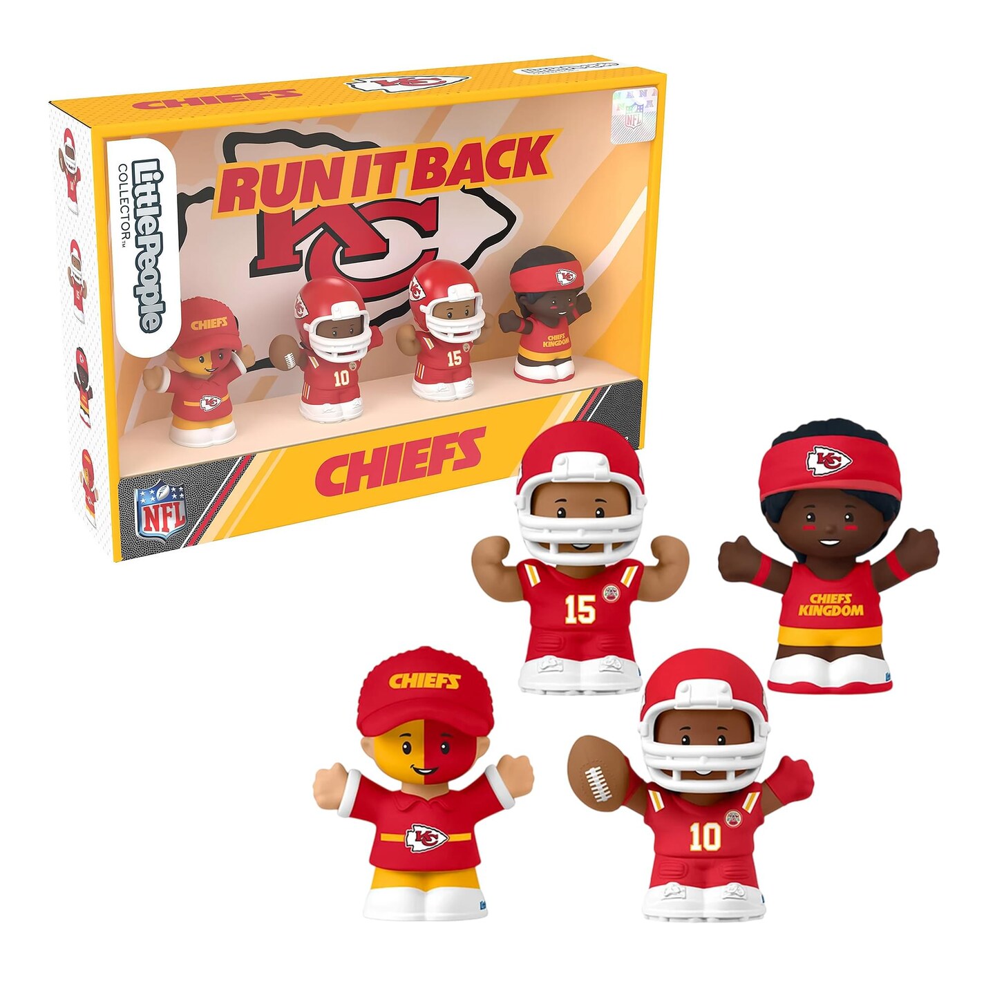 Kansas City Chiefs NFL Little People Collector Set | Alternate Jersey