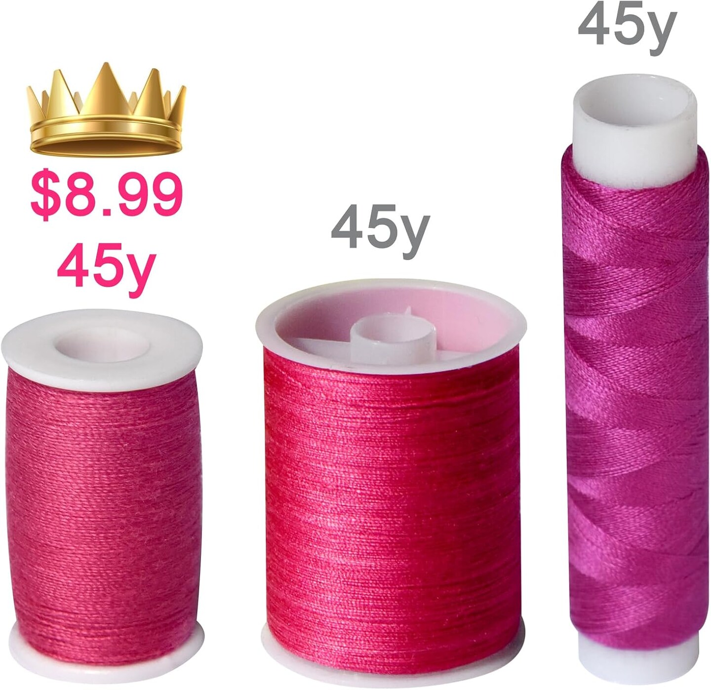 Sewing Thread kit 42 Color Set of Handy Polyester Thread