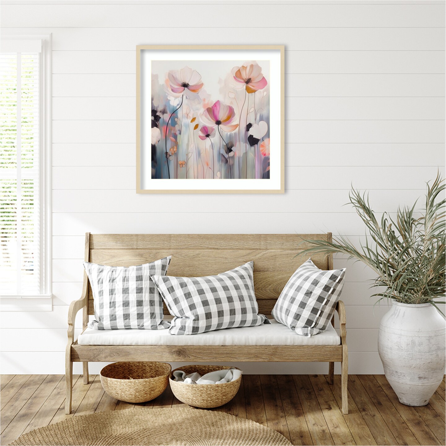 Spring Fling Flowers IV by Irena Orlov Wood Framed Wall Art Print