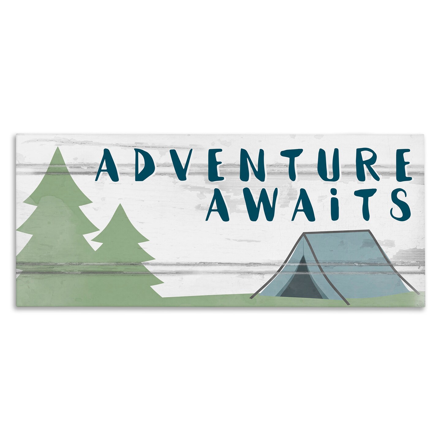 Stupell Industries Adventure Awaits Camping Scene Canvas Wall Art