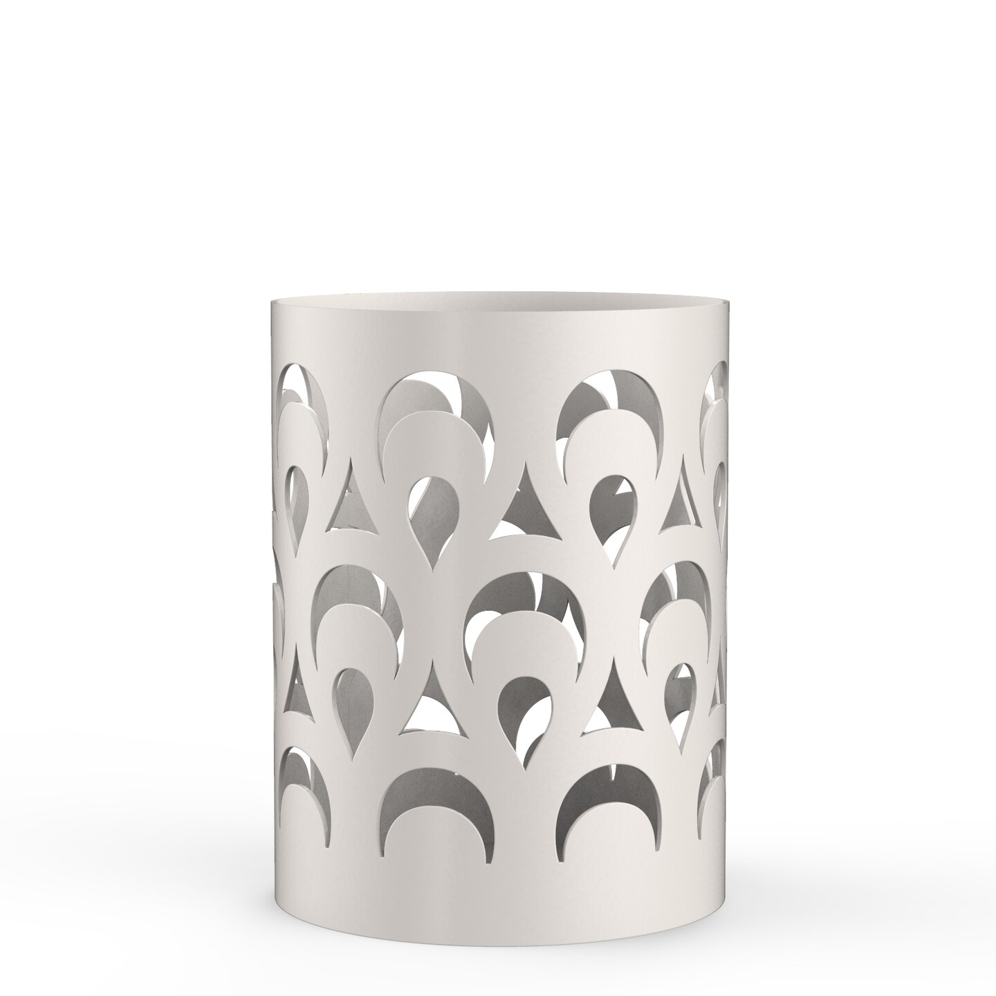 Mango Steam Tabletop Metal Peacock Pencil Cup Holder, Organizer