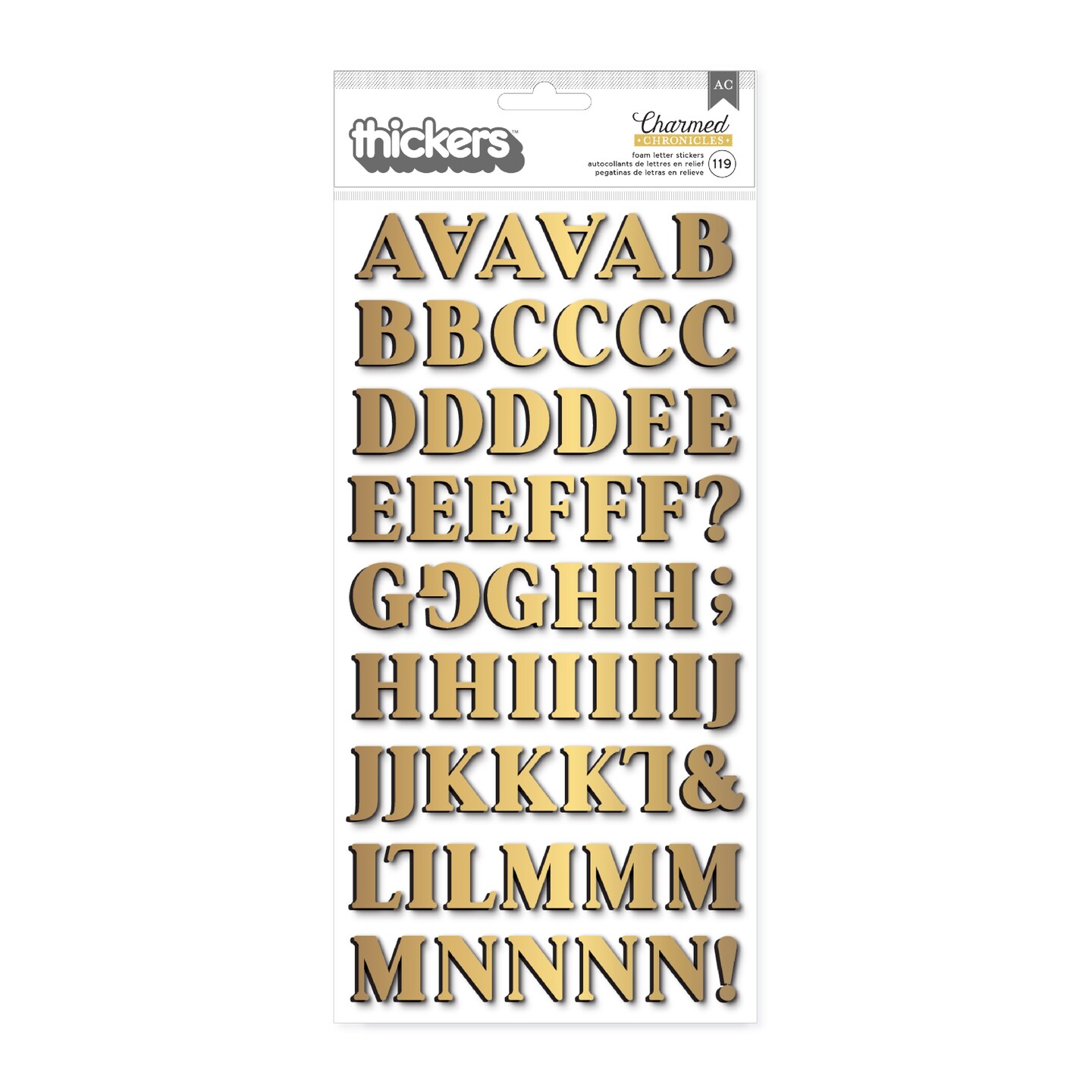 Bo Bunny Charmed Chronicles Thickers-Alphabet
