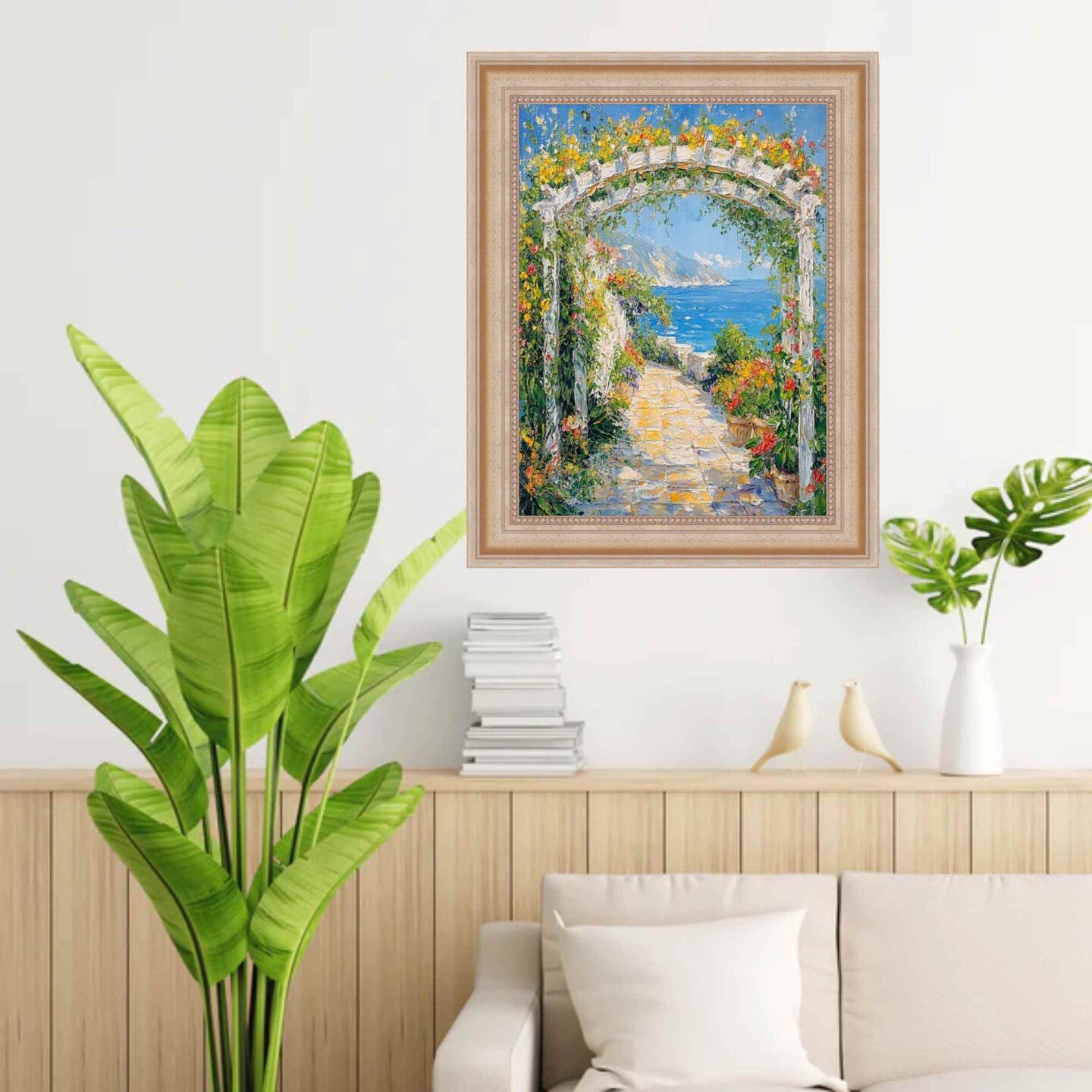 Scoop Silver Gold Leaf Wash Picture Frame 24x30 frame