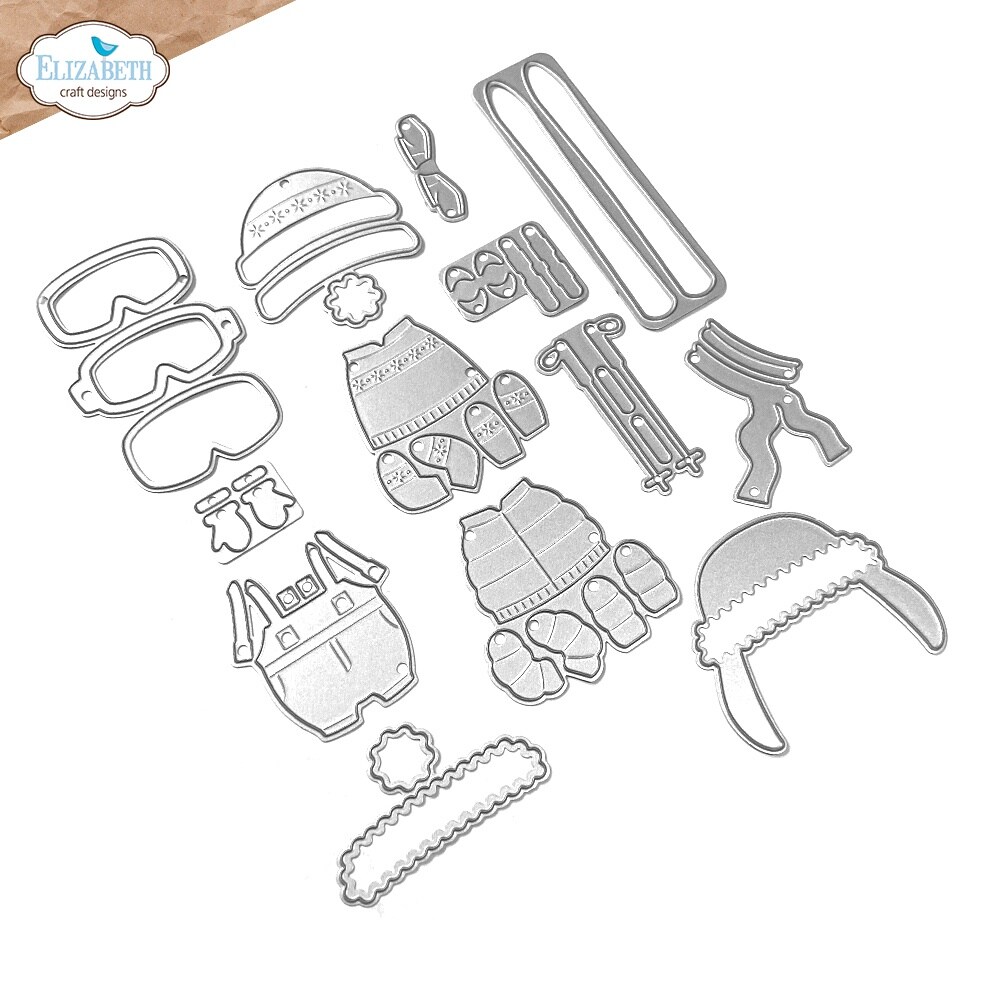 Elizabeth Craft Cute & Whimsical Die-Big Mouse Winter Accessories