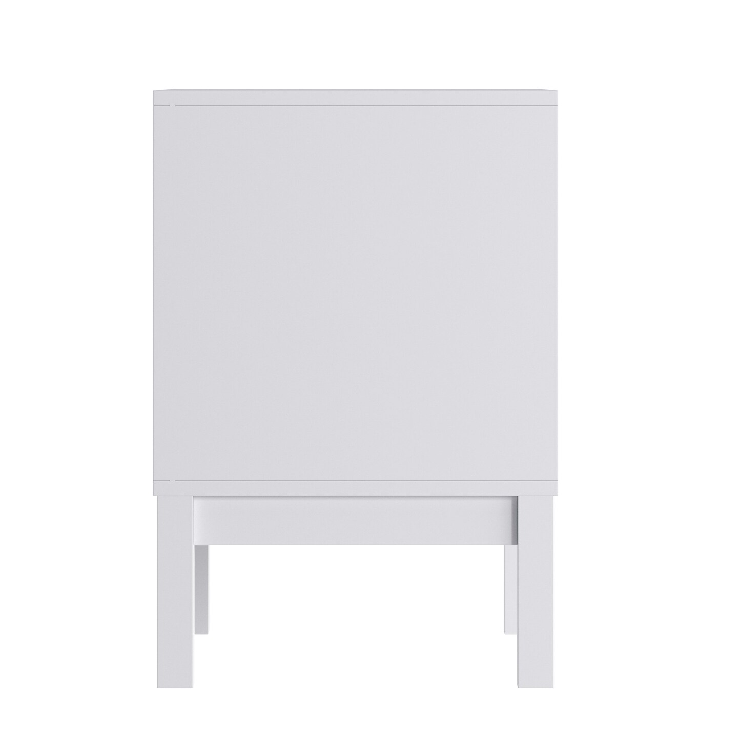 Emma and Oliver Samuel Kids Double-Drawer Night Stand with Solid Wood Frame, Side Table for Kids Bedroom