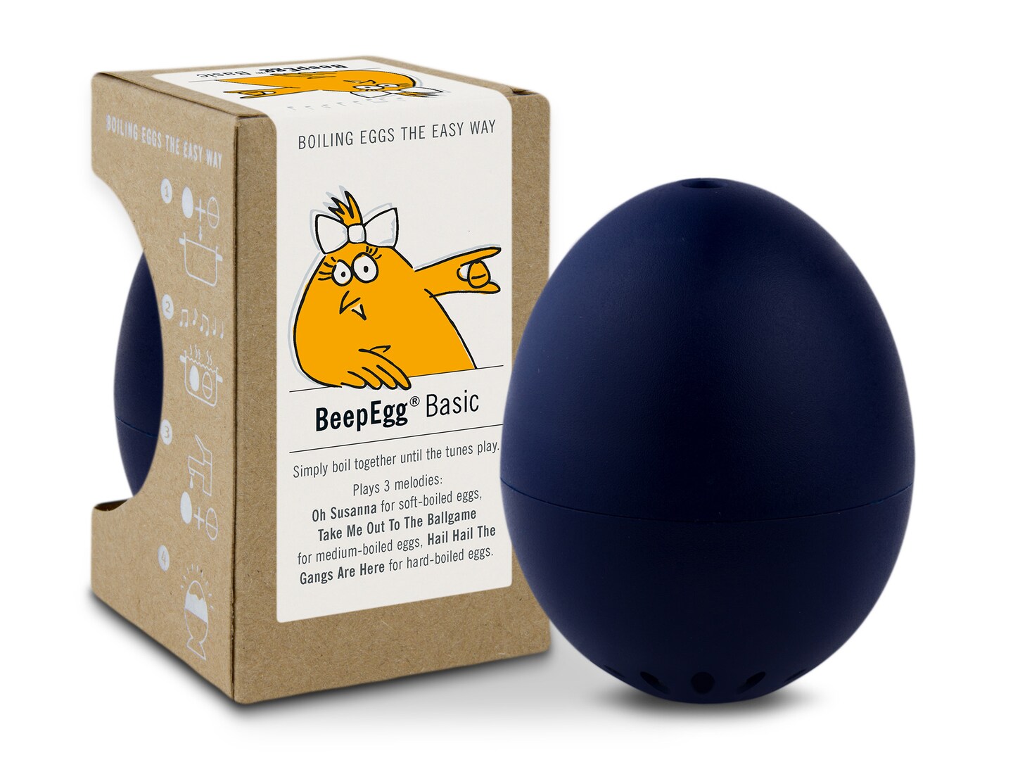 Brainstream BeepEgg Singing and Floating Egg Timer for Boiled Eggs