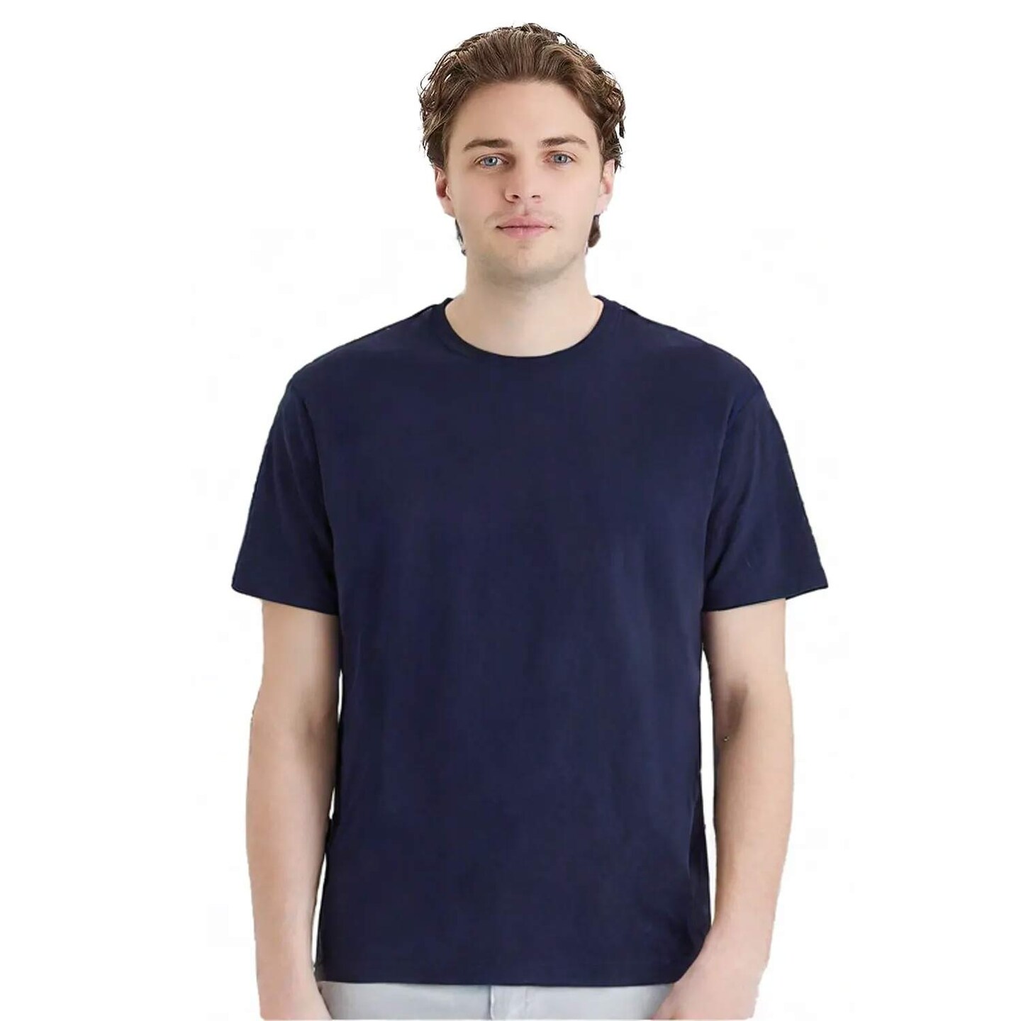 Hanes Unisex Classic Fit Crewneck Cotton T Shirt For Everyday Casual Tee